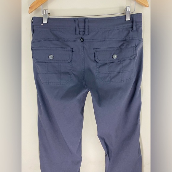 PRANA Halle Straight Leg Roll Up Pant Hiking Outdoors Gray Size 10 - Picture 5 of 10